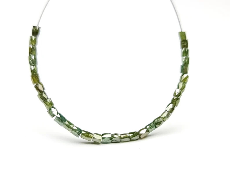 1.05 Ct Beads Checker Green Natural Loose Diamond