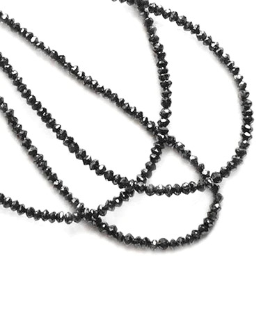 32 Carat Beads Uncut Black Natural Loose Diamond