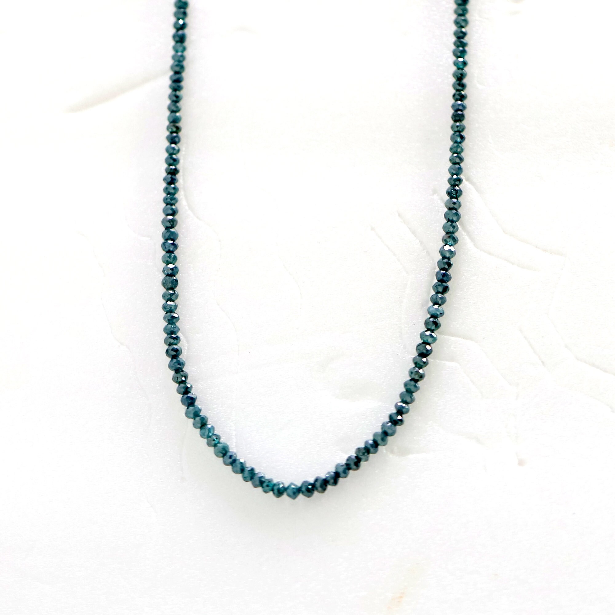 21 Ct Beads Uncut Blue Natural Loose Diamond