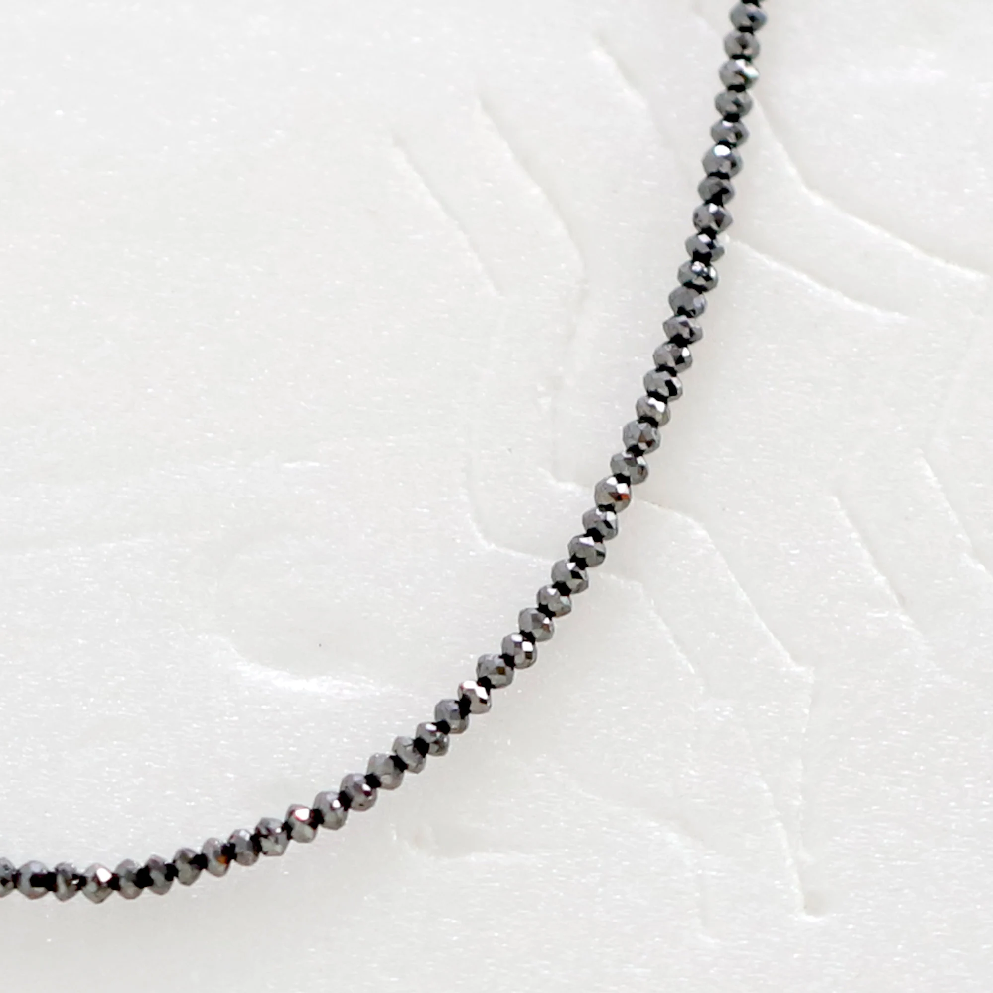 2 MM Beads Uncut Black Natural Loose Diamond