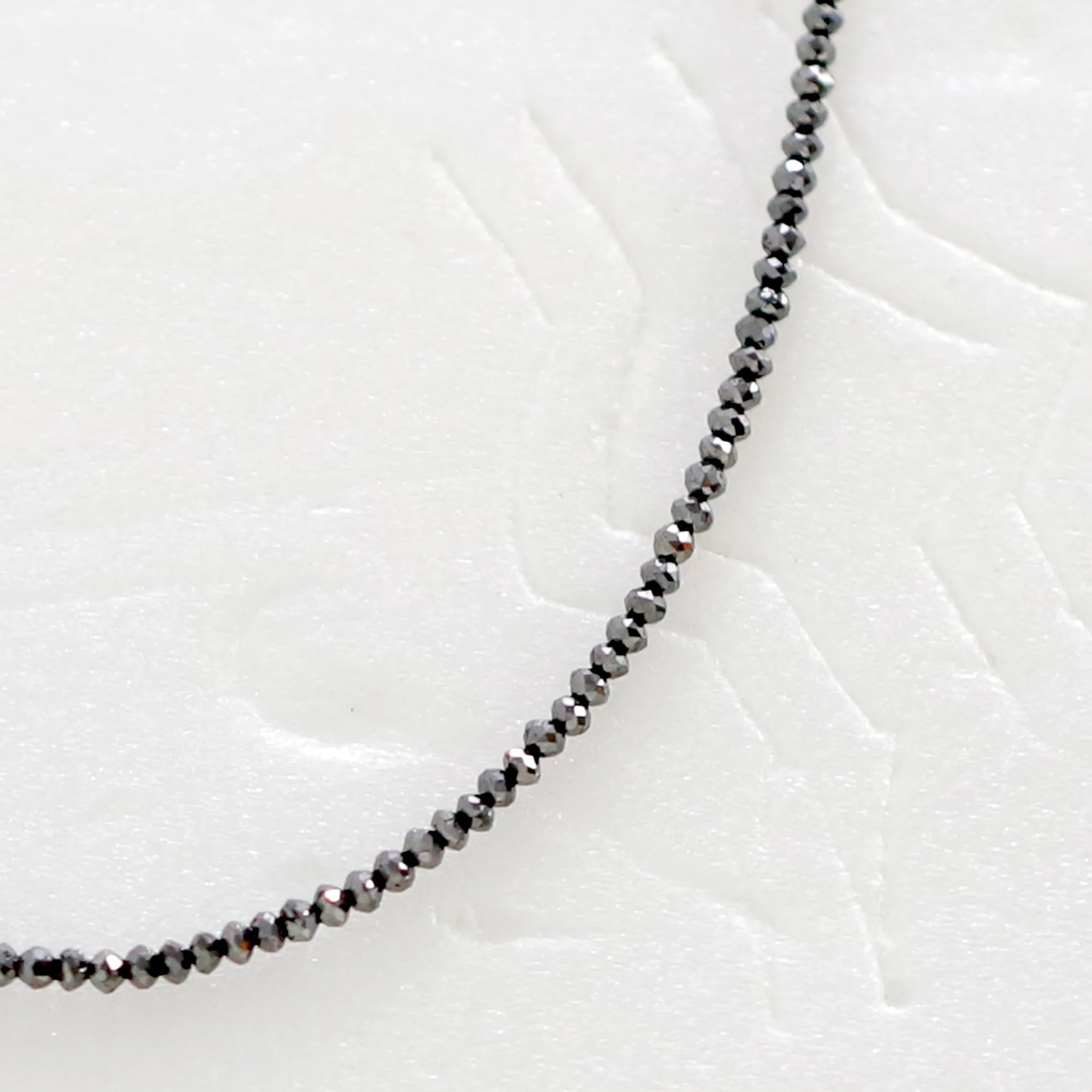 2 MM Beads Uncut Black Natural Loose Diamond