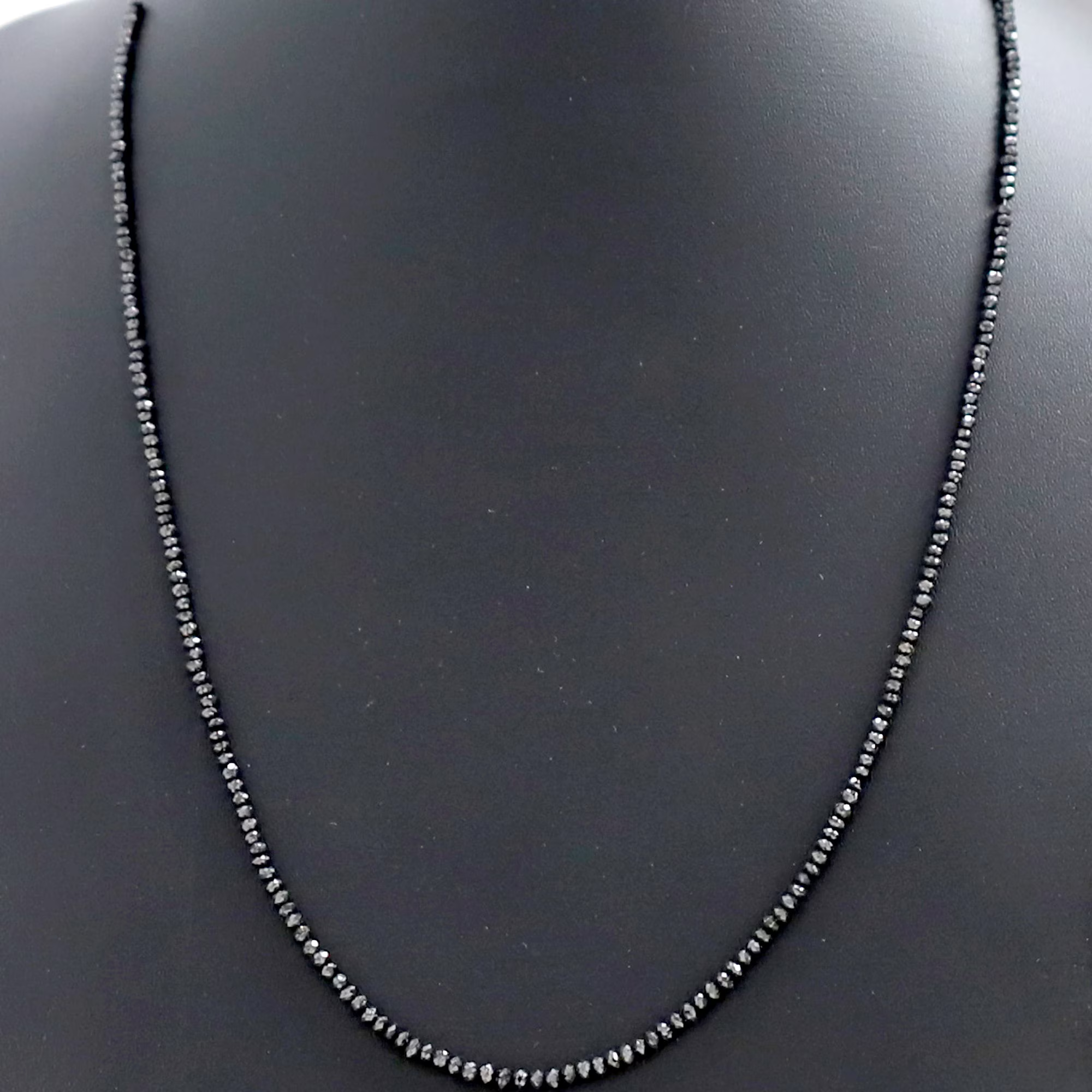 19.84 Ct Beads Uncut Black Natural Loose Diamond