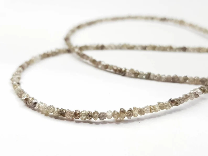 12.50 Ct Beads Checker Brown Natural Loose Diamond
