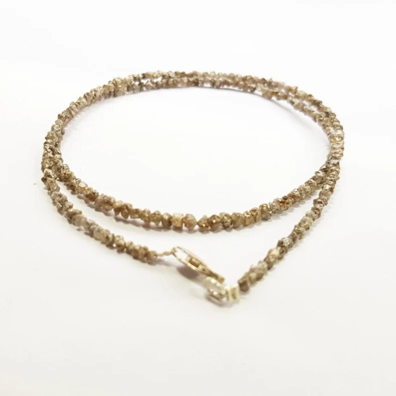 15.00 Ct Beads Checker Brown Natural Loose Diamond