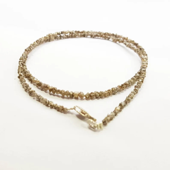 15.00 Ct Beads Checker Brown Natural Loose Diamond