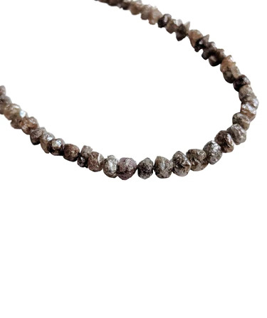 2 MM - 5 MM Beads Checker Brown Natural Loose Diamond