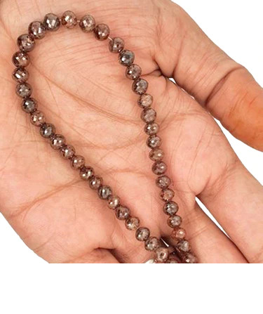 2.0 - 6.0 MM Beads Checker Brown Natural Loose Diamond