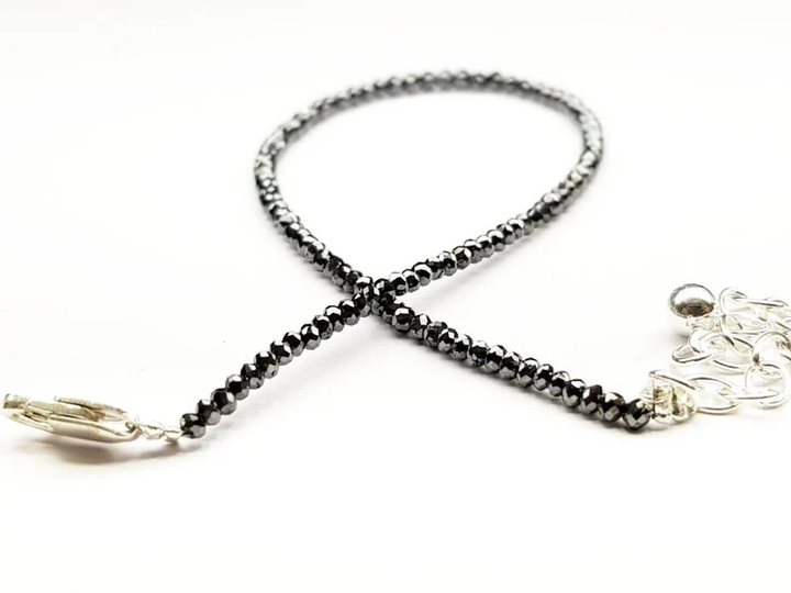 7 CT Black Beads Natural Loose Diamond Uncut Diamond Beads
