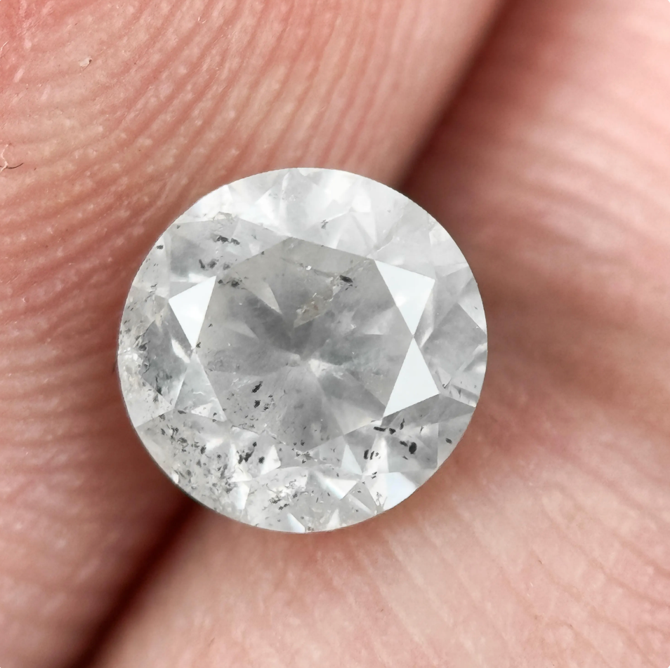 0.97 Ct Round Brilliant Cut White Natural Beautiful Diamond