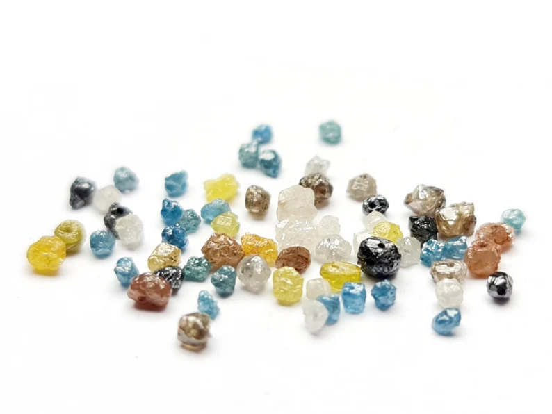 1.00 Ct Beads Checker Multi Natural Loose Diamond