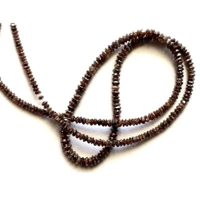 3 Carat Beads Checker Brown Natural Loose Diamond