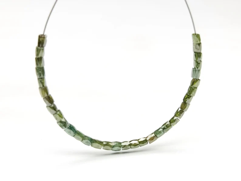 1.05 Ct Beads Checker Green Natural Loose Diamond