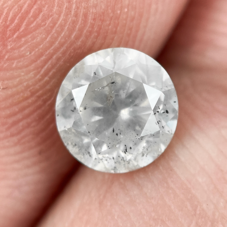 0.97 Ct Round Brilliant Cut White Natural Beautiful Diamond
