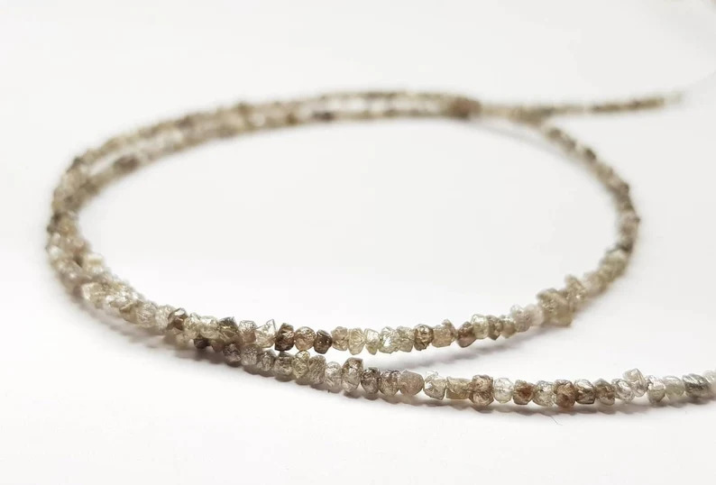 12.50 Ct Beads Checker Brown Natural Loose Diamond