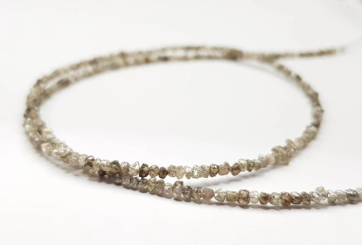 12.50 Ct Beads Checker Brown Natural Loose Diamond
