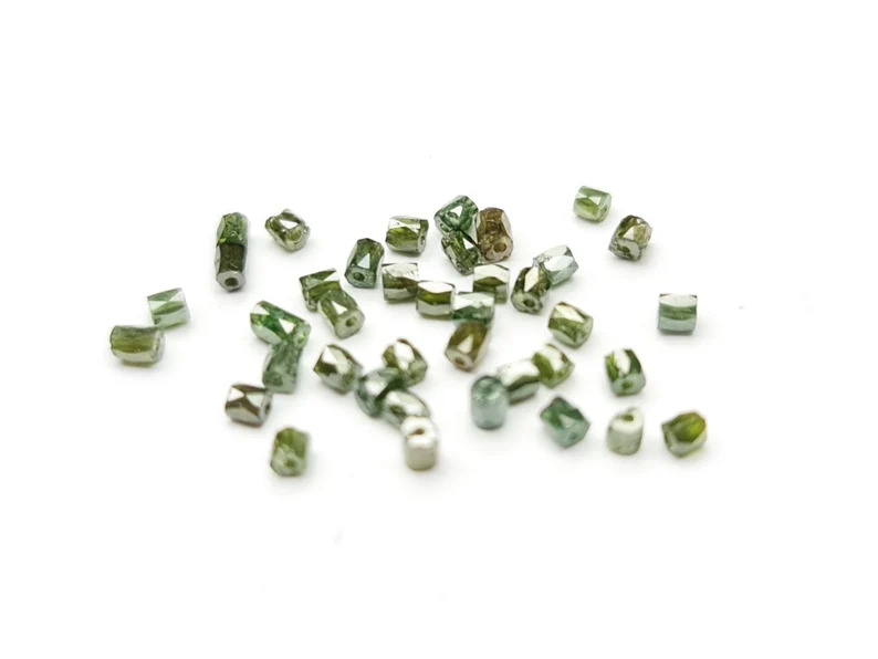 1.05 Ct Beads Checker Green Natural Loose Diamond