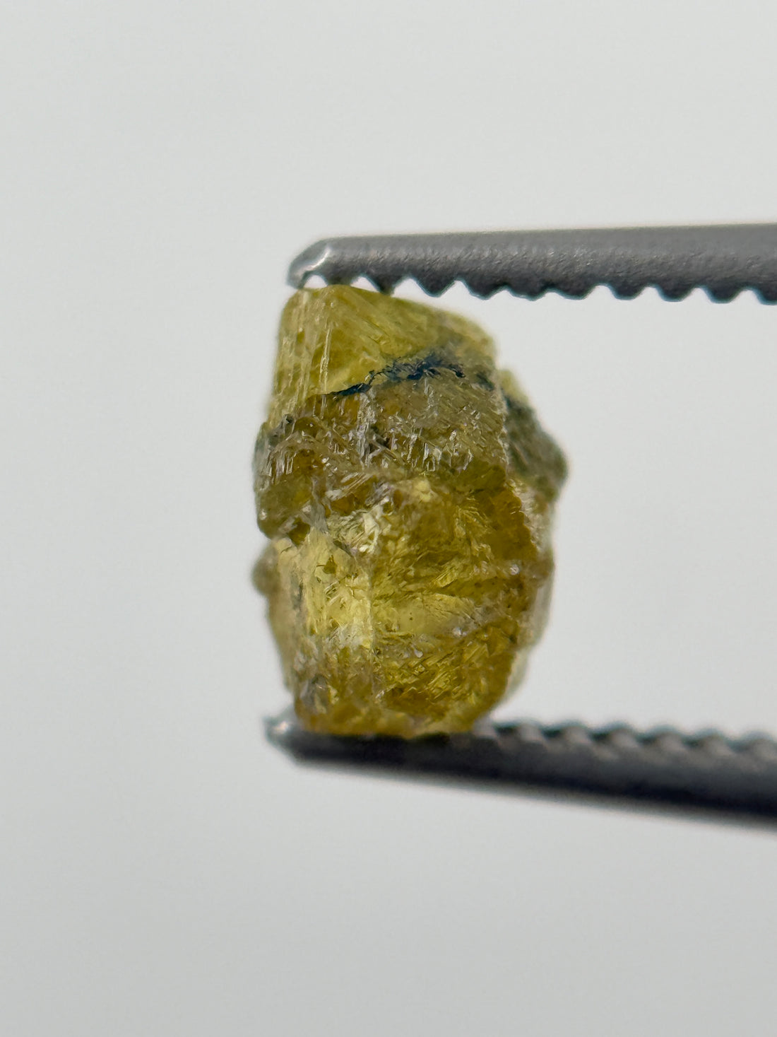 0.66 Ct Rough Rose Cut Green Natural Fancy Diamond