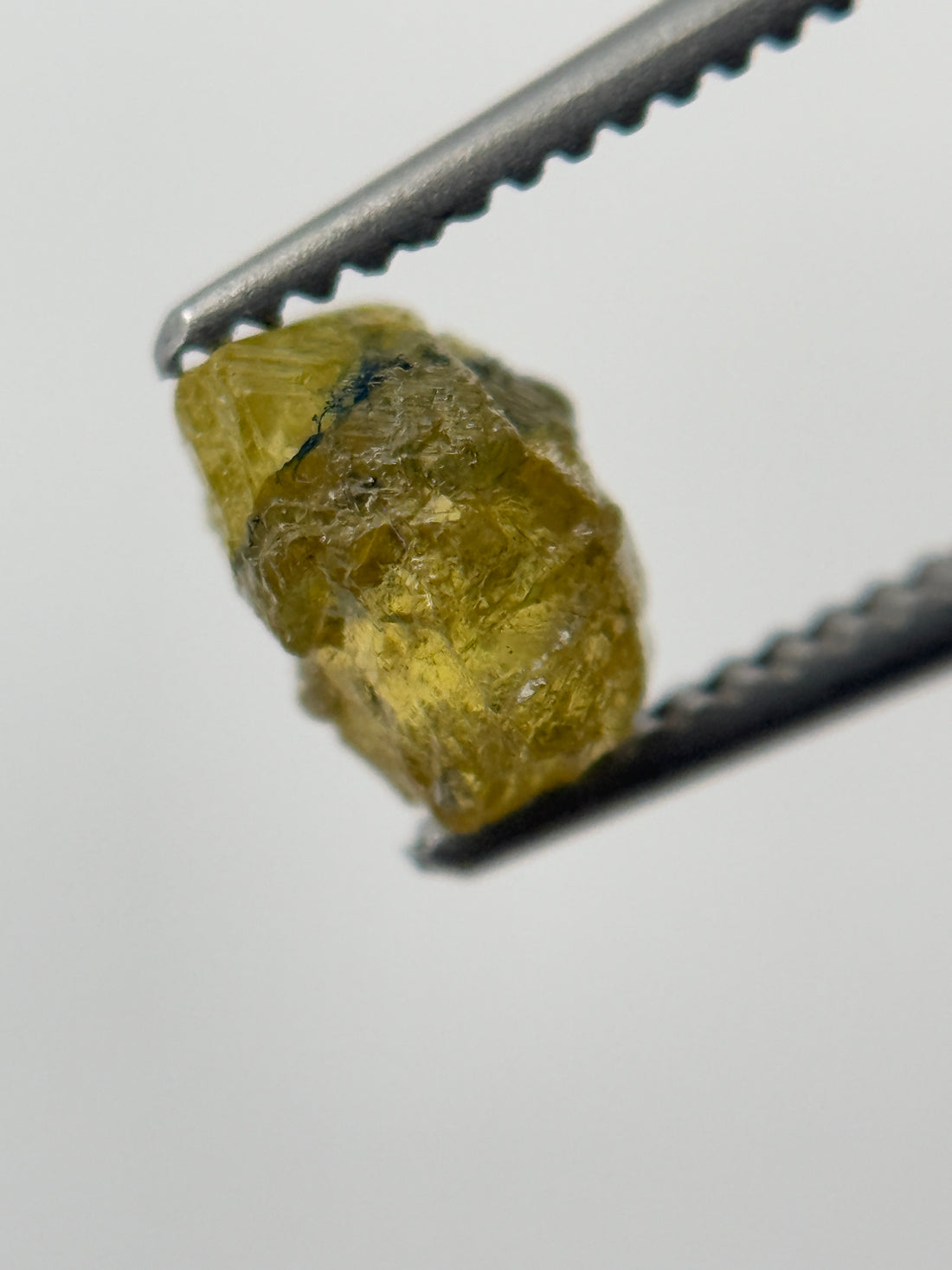 0.66 Ct Rough Rose Cut Green Natural Fancy Diamond