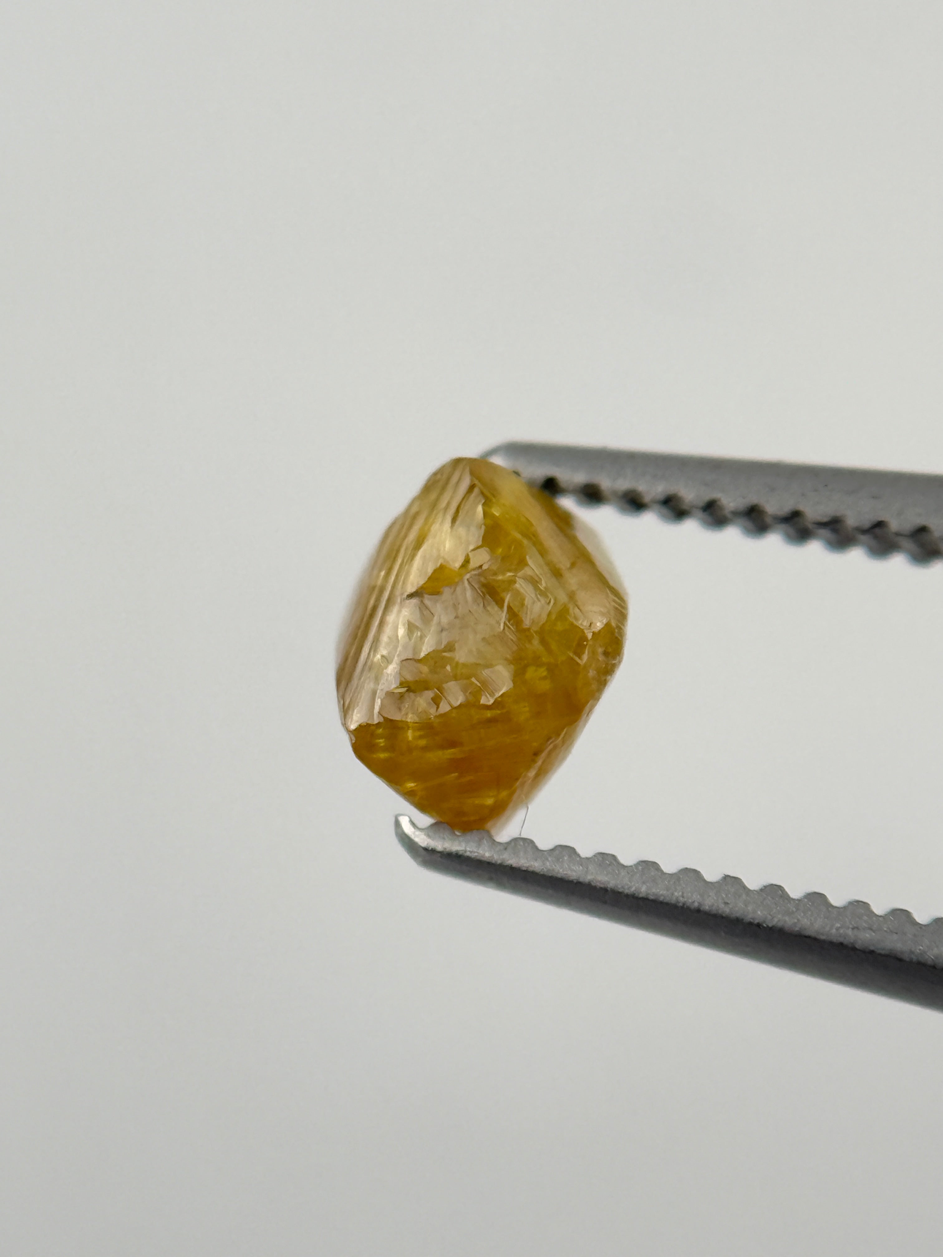 1.30 Ct Rough Rose Cut Brownish Natural Fancy Diamond