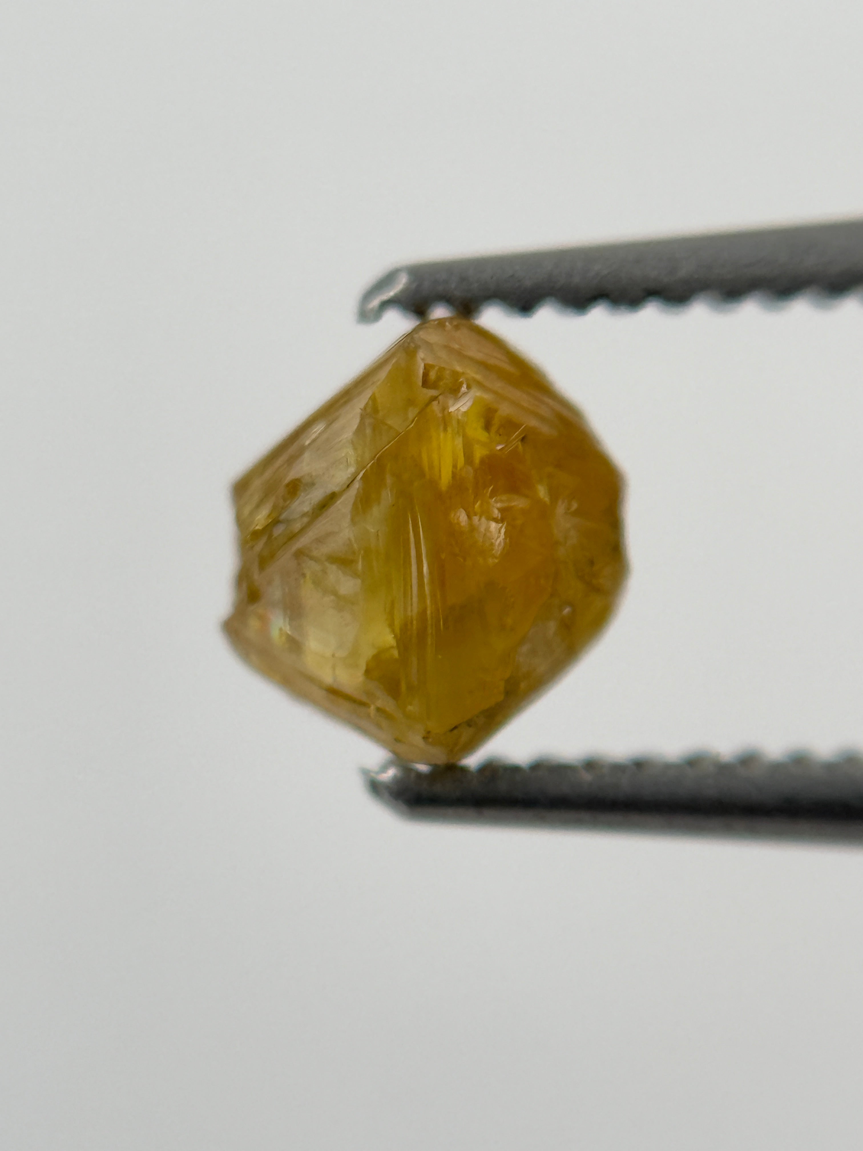 1.30 Ct Rough Rose Cut Brownish Natural Fancy Diamond