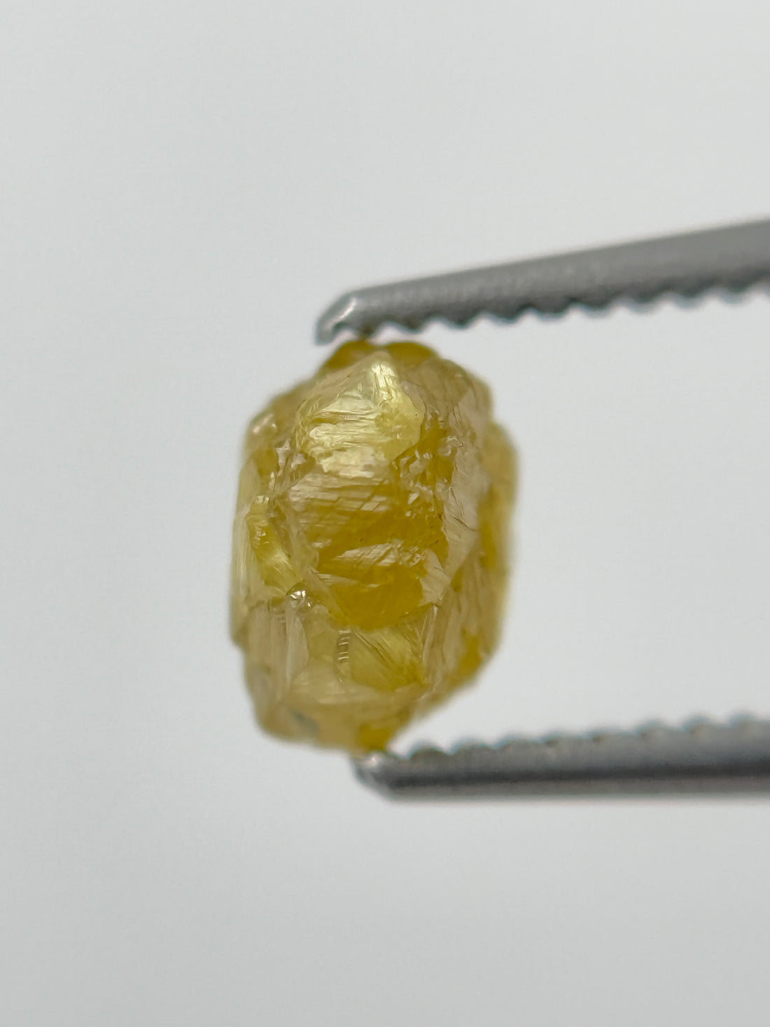 4.5 MM Rough Rose Cut Yellow Natural Fancy Diamond