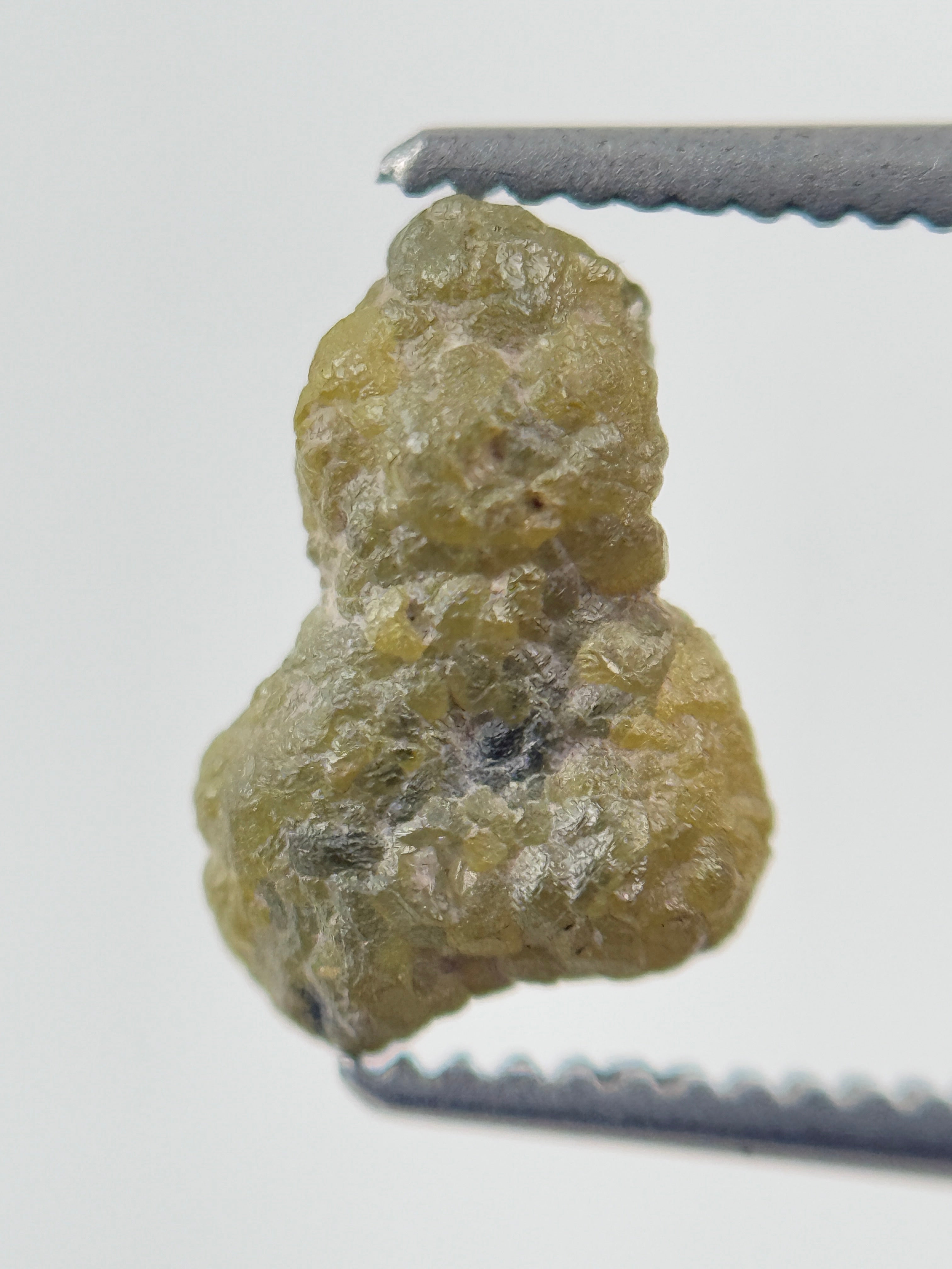 1.50 Ct Rough Rose Cut Yellow Natural Fancy Diamond