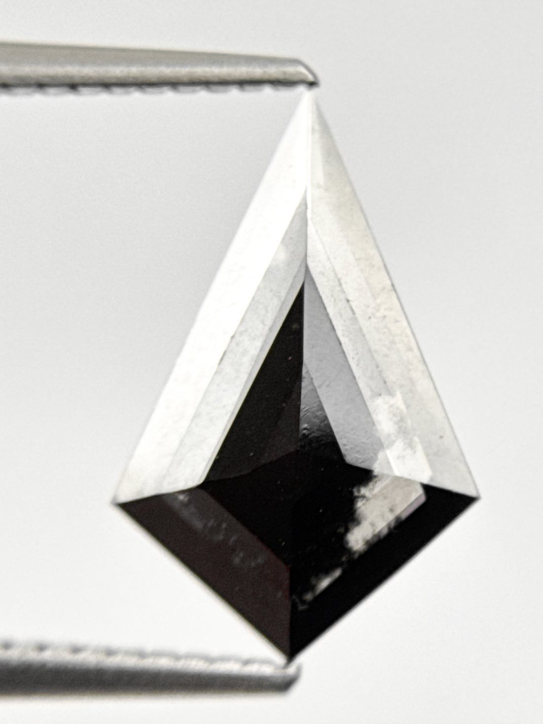 1.78 Ct Kite Rose Cut Black Natural Loose Galaxy Diamond
