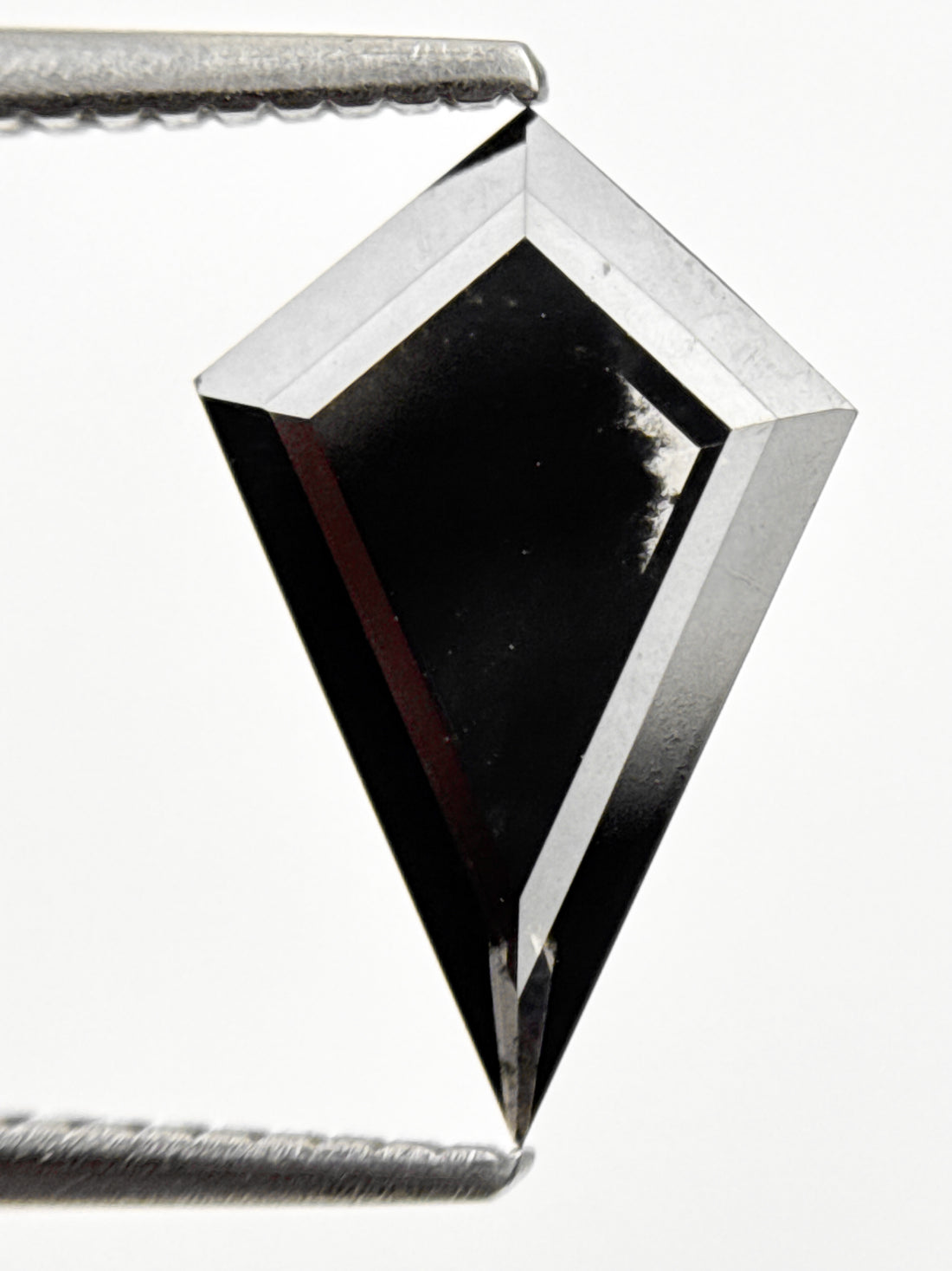 1.78 Ct Kite Rose Cut Black Natural Loose Galaxy Diamond