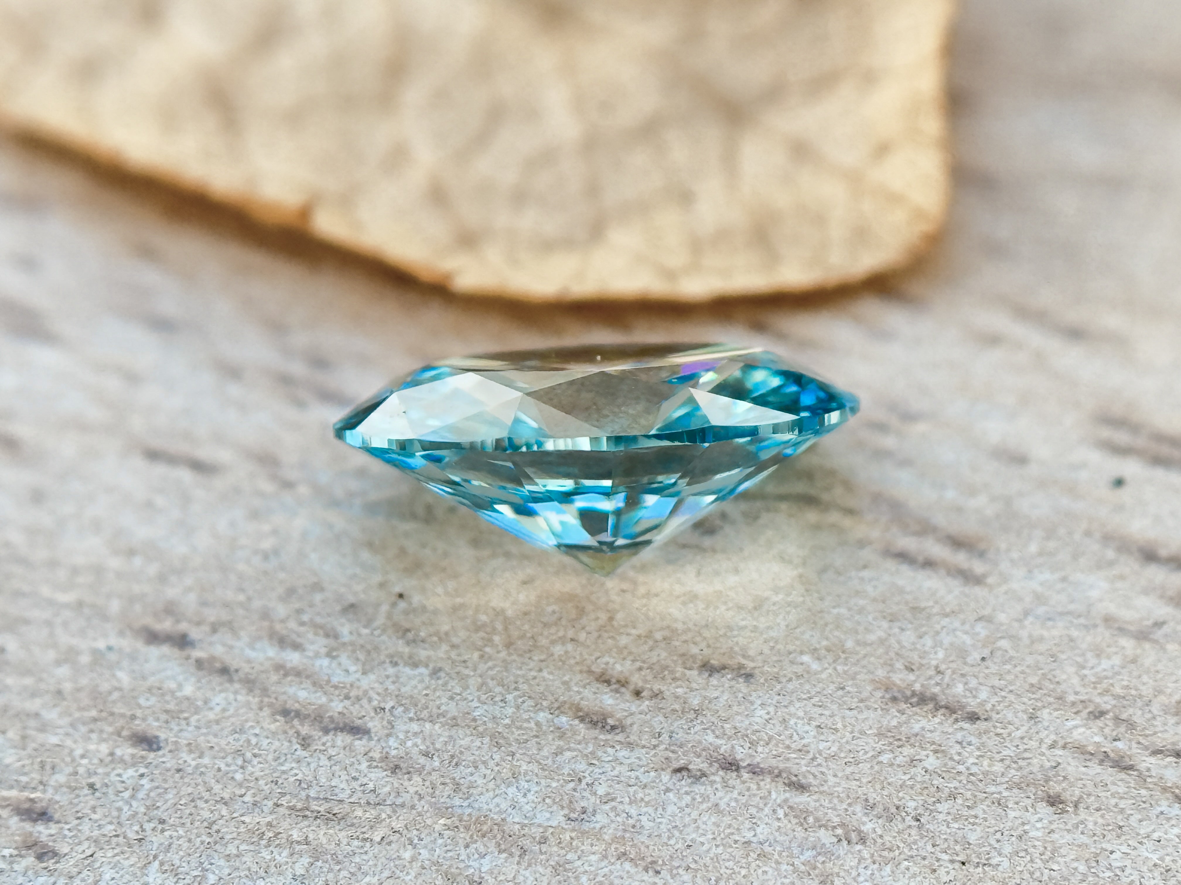 1.50 Ct Oval Brilliant Cut Blue Natural Salt and Pepper Diamond