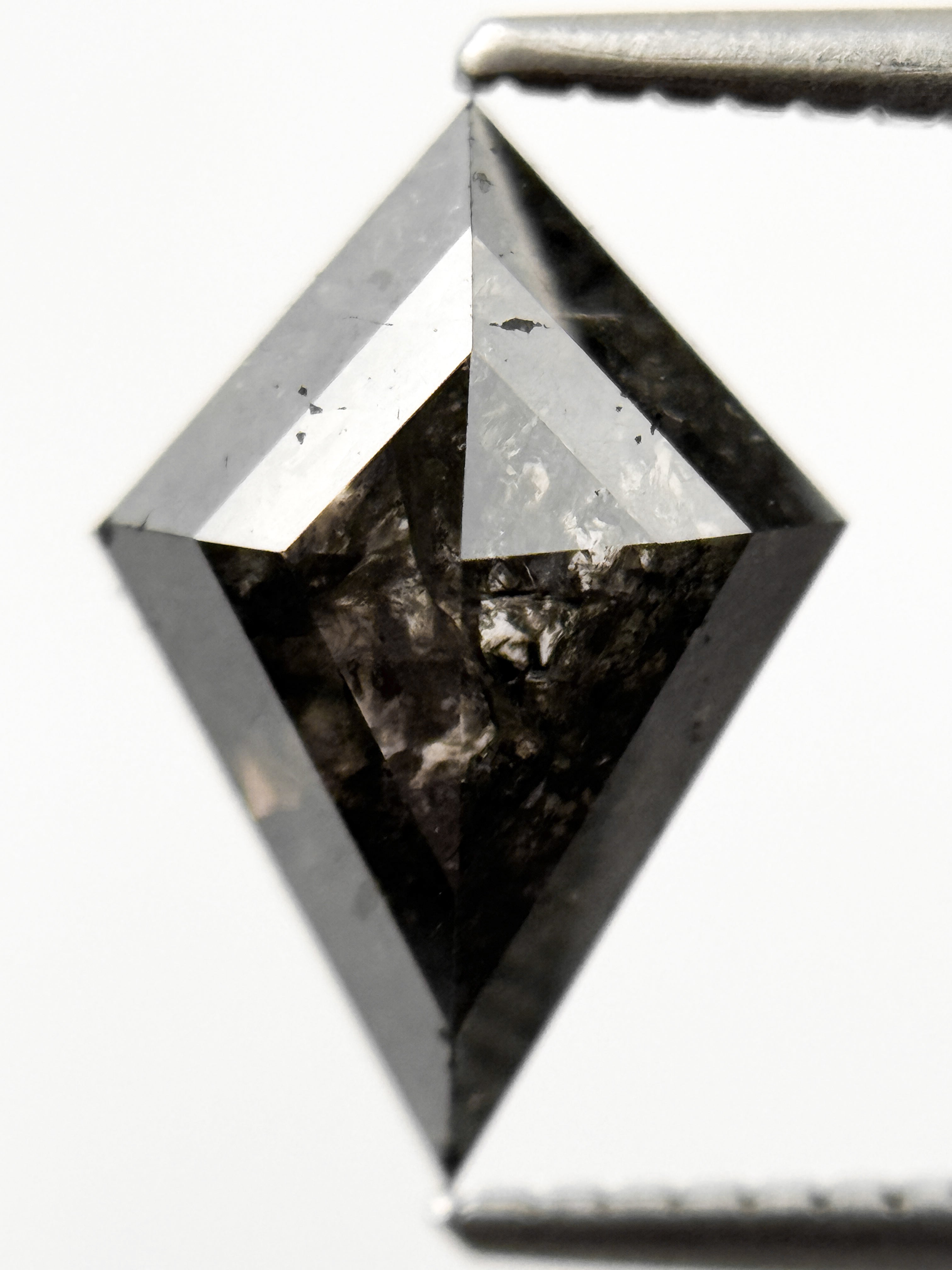 2.00 Ct Kite Rose Cut Grey Natural Fancy Diamond