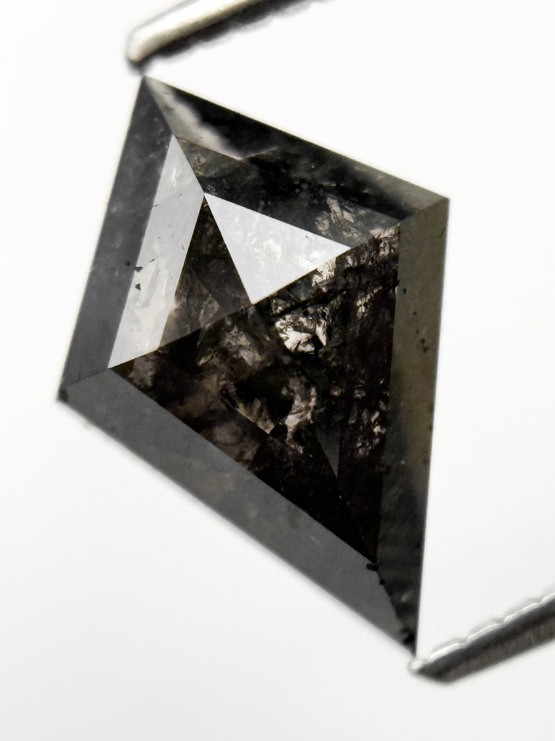 2.00 Ct Kite Rose Cut Grey Natural Fancy Diamond