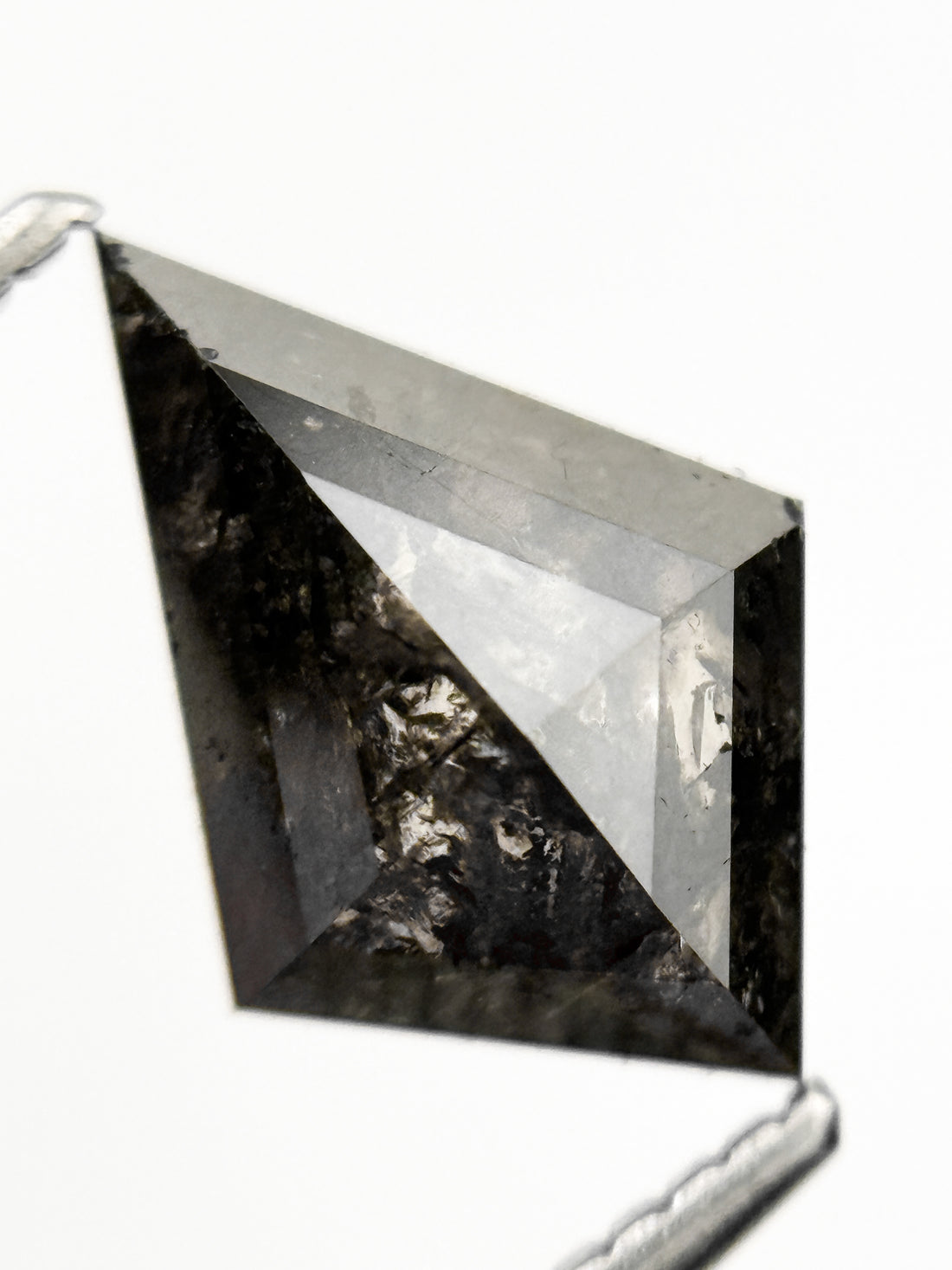 2.00 Ct Kite Rose Cut Grey Natural Fancy Diamond