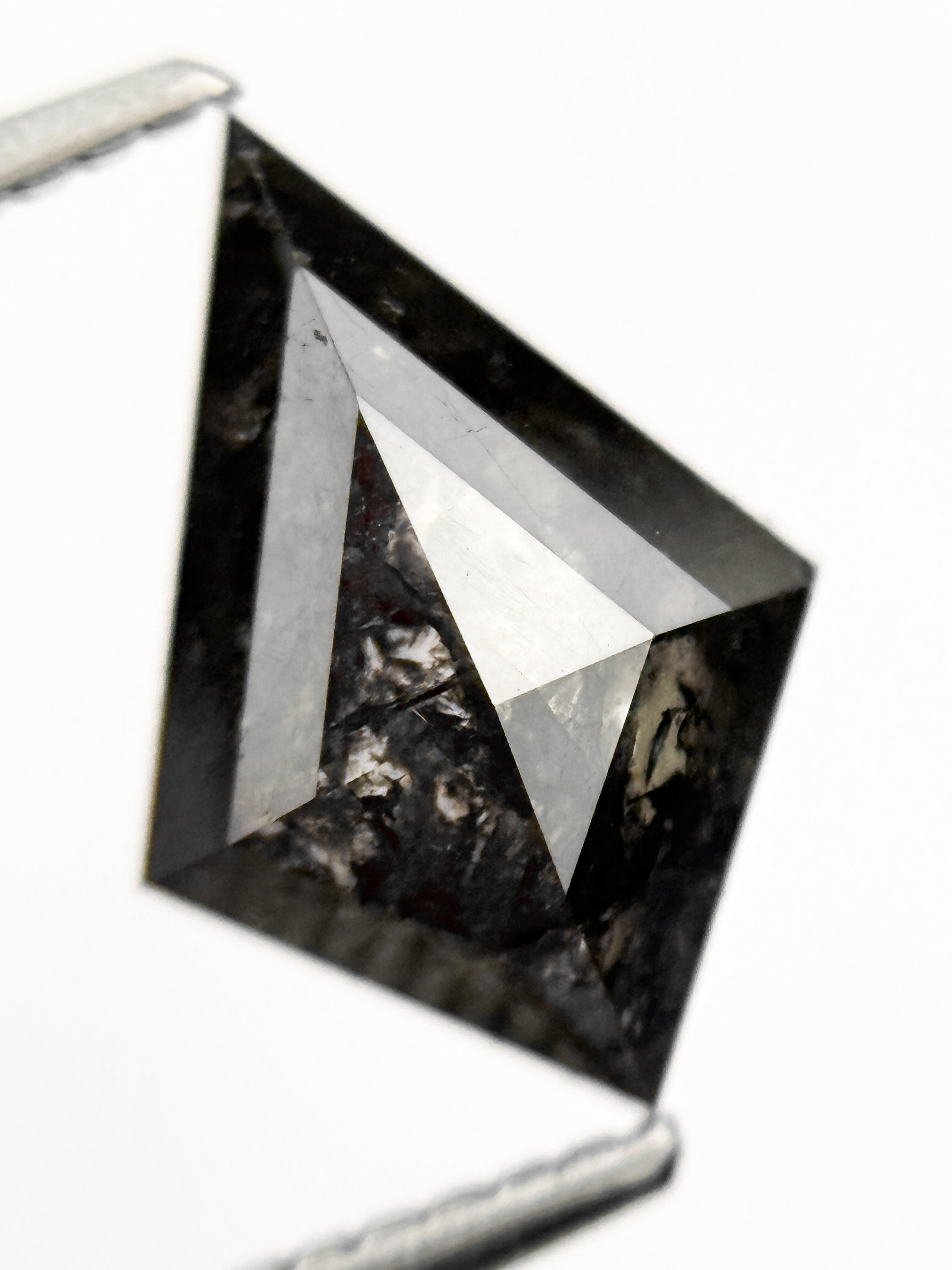 2.00 Ct Kite Rose Cut Grey Natural Fancy Diamond