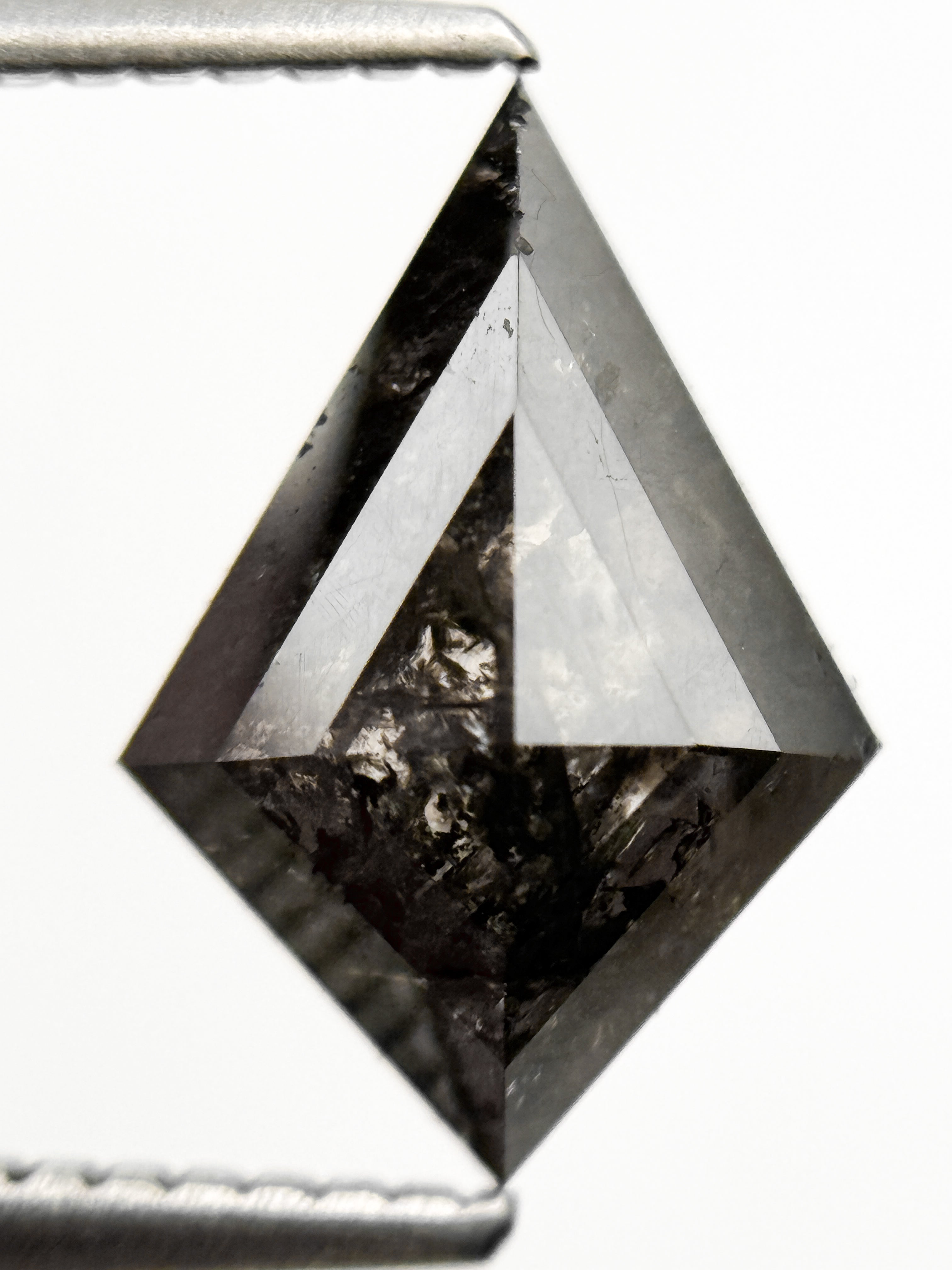 2.00 Ct Kite Rose Cut Grey Natural Fancy Diamond