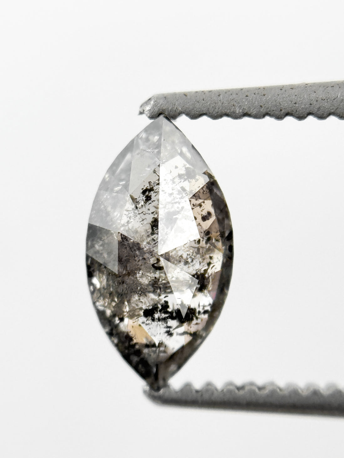 0.69 Ct Pear Rose Cut Yellow Natural Minimal Diamond