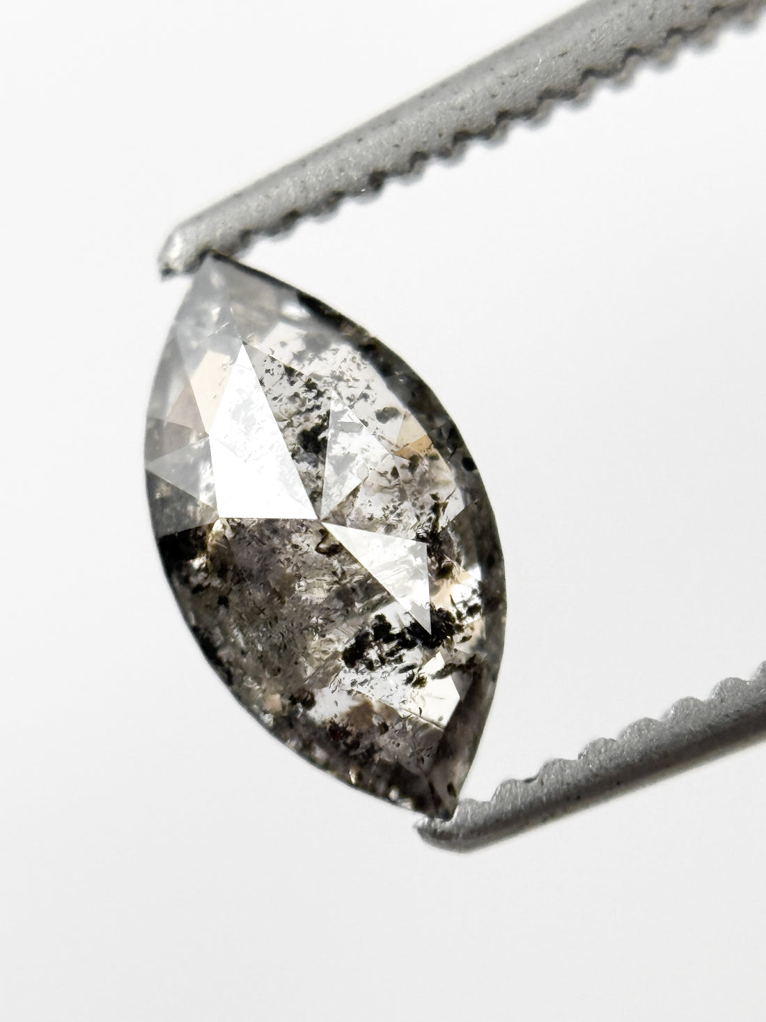 0.69 Ct Pear Rose Cut Yellow Natural Minimal Diamond