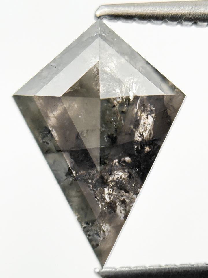 2.20 Ct Kite Rose Cut Grey Natural Fancy Diamond