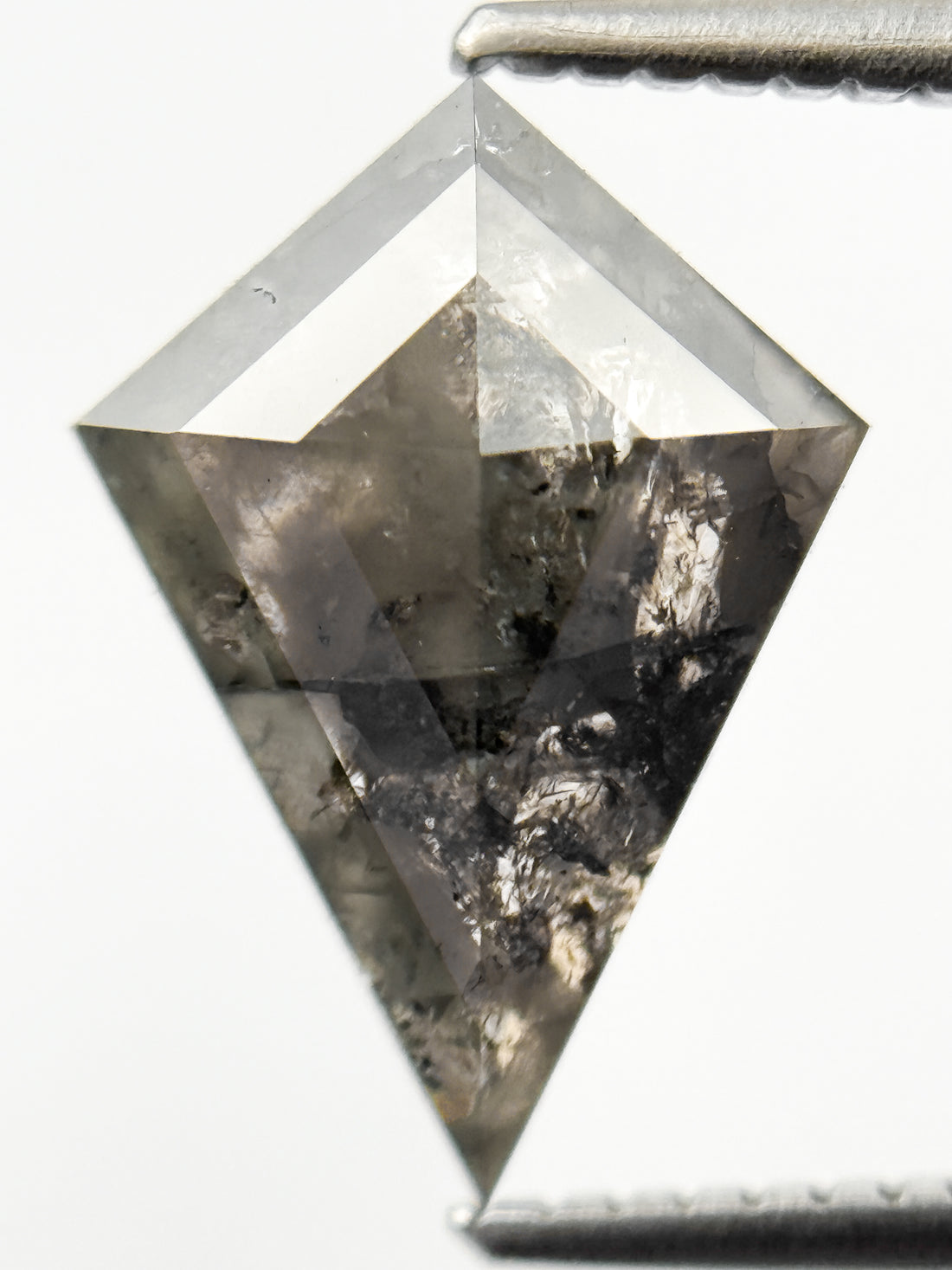 2.20 Ct Kite Rose Cut Grey Natural Fancy Diamond