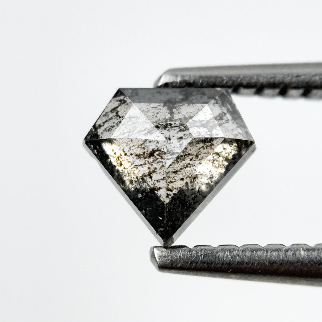 0.54 Ct Pentagon Rose Cut Grey Natural Unique Diamond