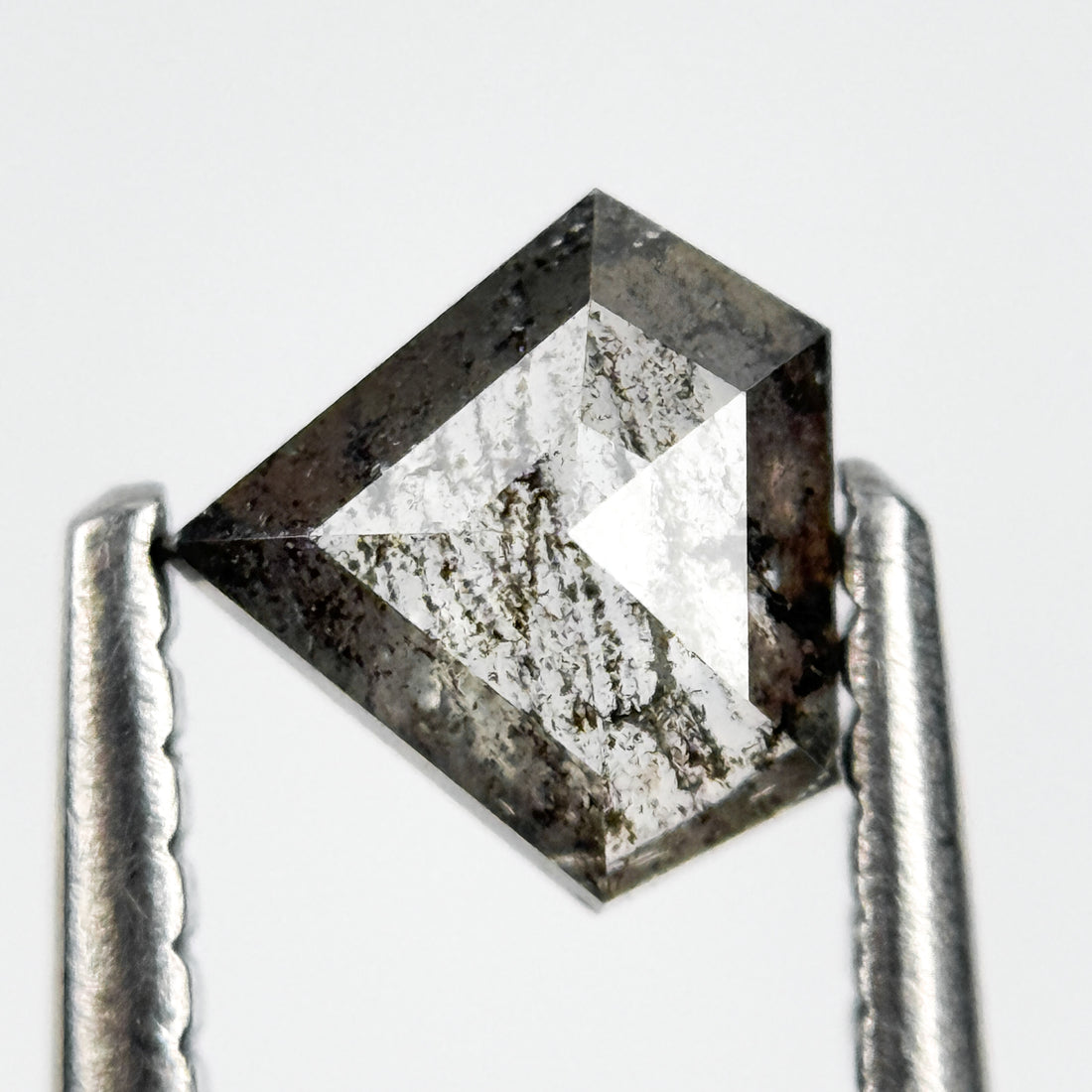0.54 Ct Pentagon Rose Cut Grey Natural Unique Diamond