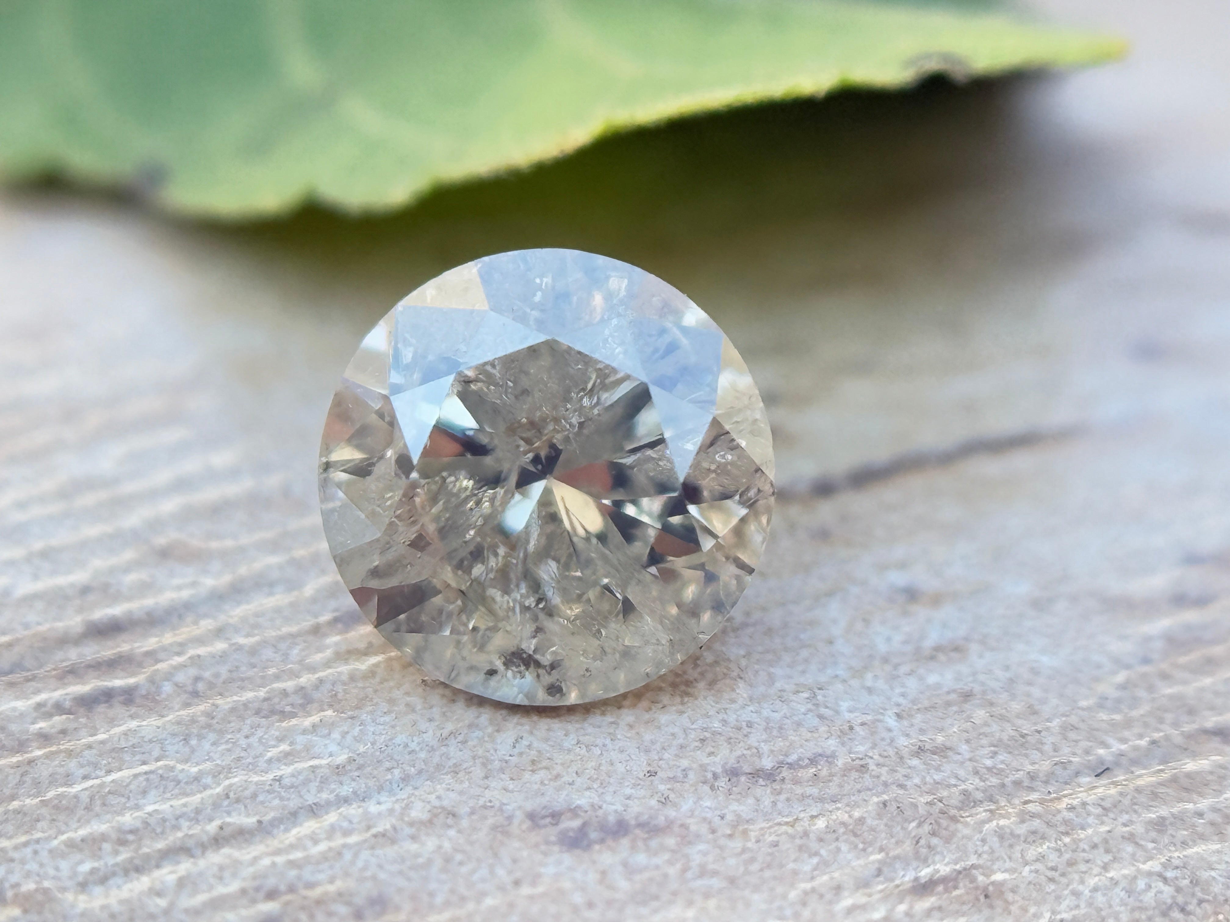 0.51 Ct Round  Brilliant Cut White Natural Loose Diamond