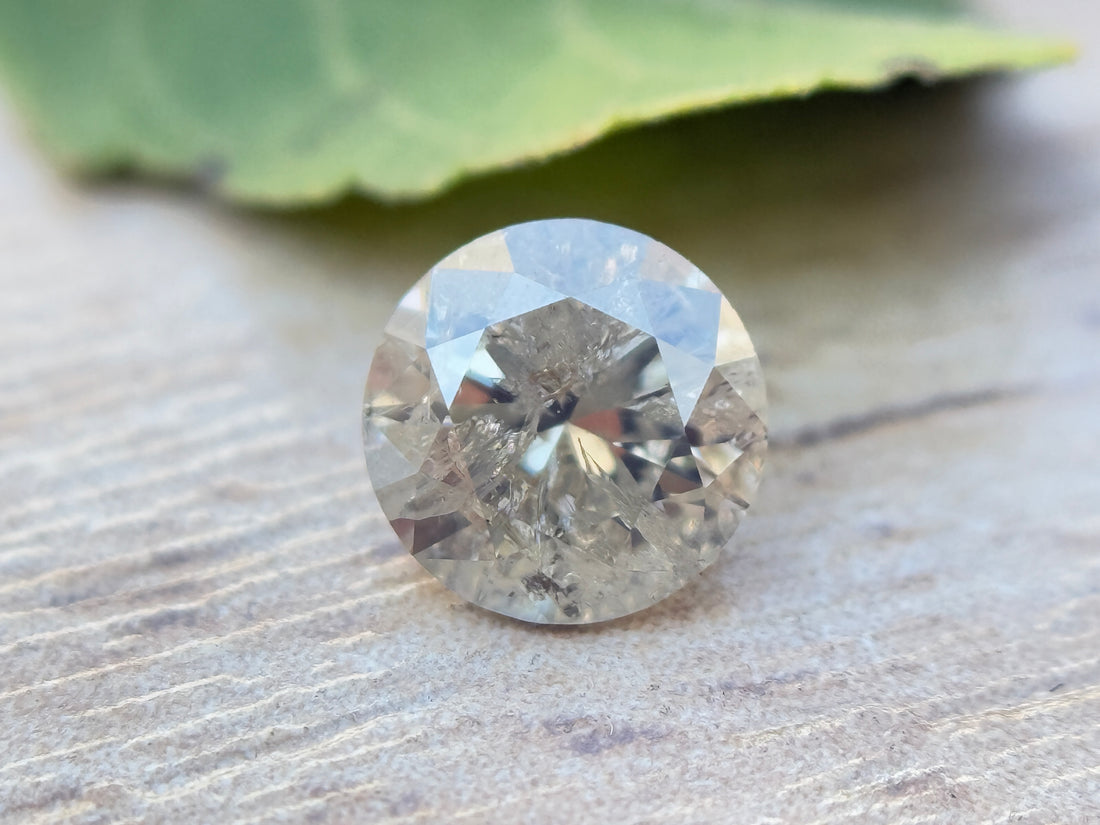 0.51 Ct Round  Brilliant Cut White Natural Loose Diamond