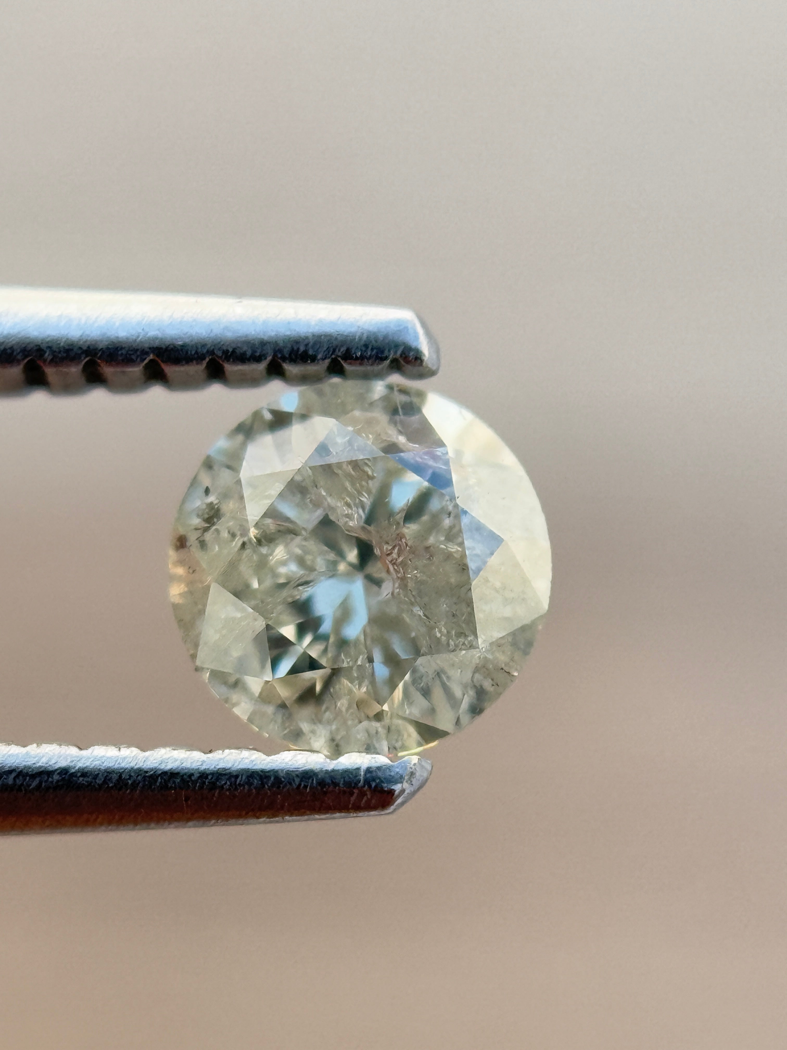 0.51 Ct Round  Brilliant Cut White Natural Loose Diamond