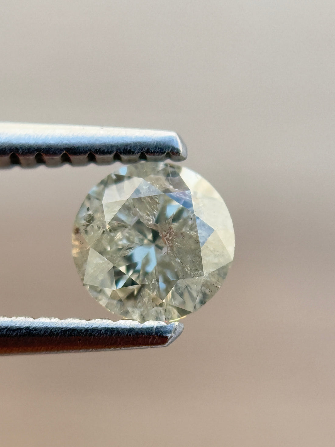 0.51 Ct Round  Brilliant Cut White Natural Loose Diamond