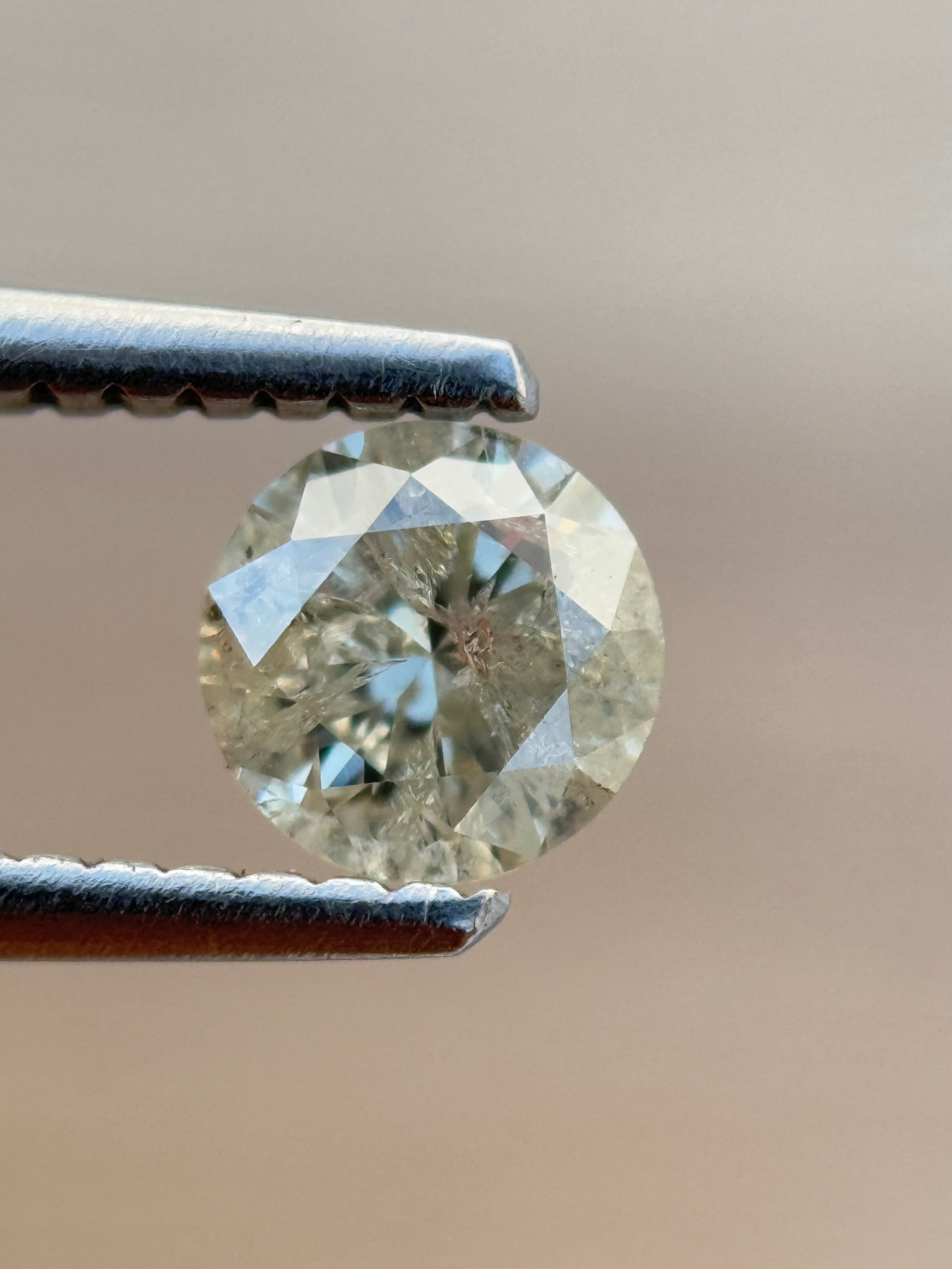 0.51 Ct Round  Brilliant Cut White Natural Loose Diamond
