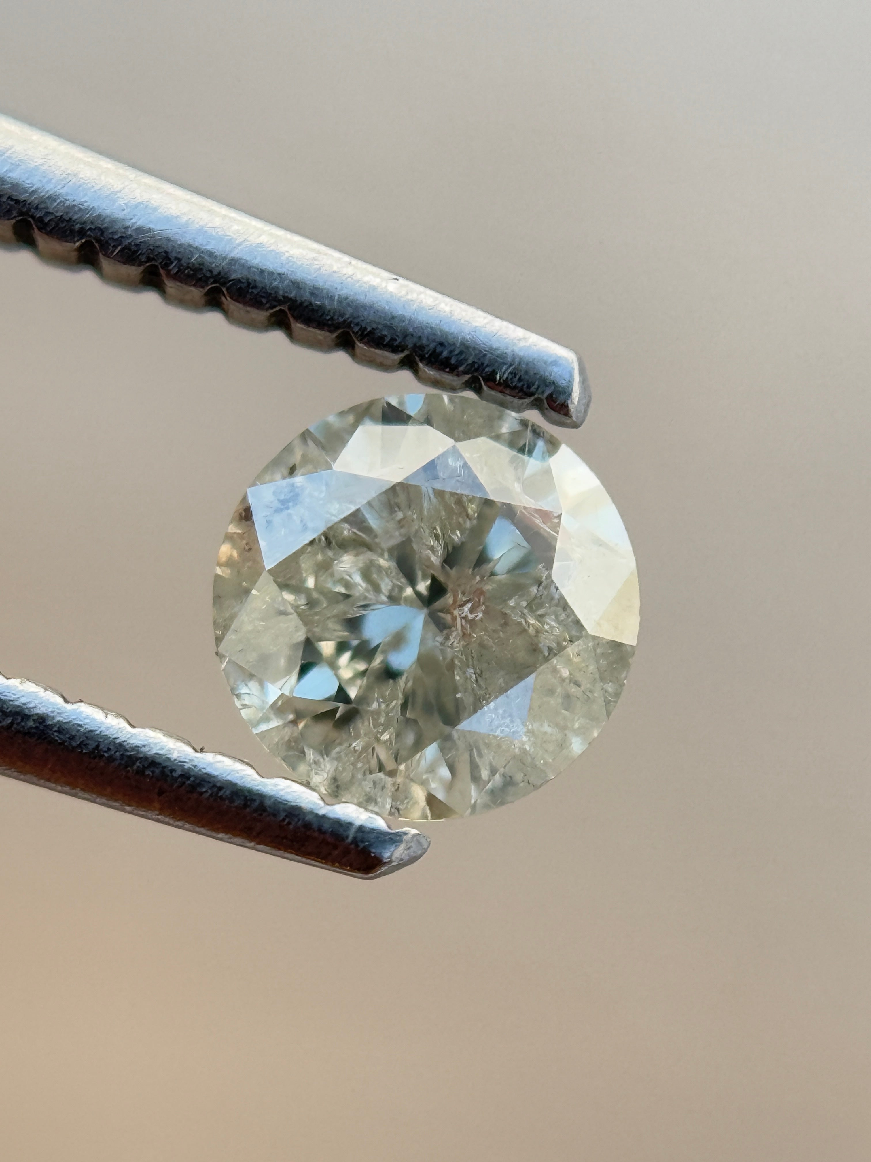 0.51 Ct Round  Brilliant Cut White Natural Loose Diamond