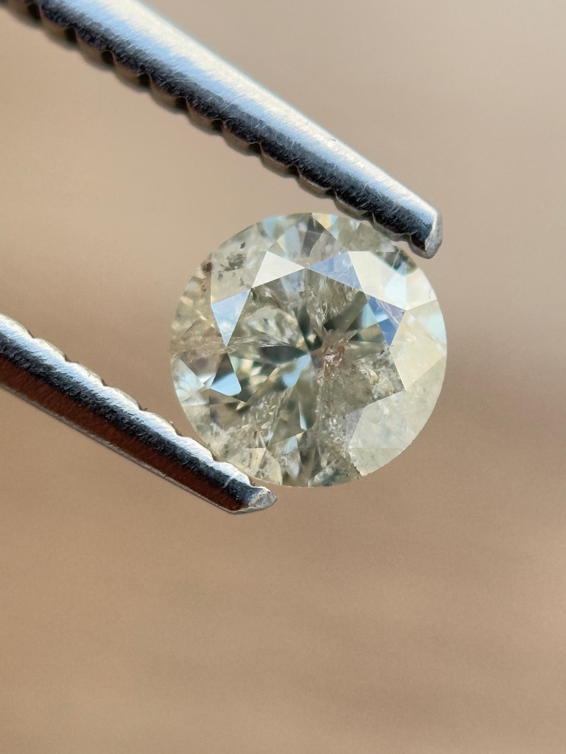 0.51 Ct Round  Brilliant Cut White Natural Loose Diamond
