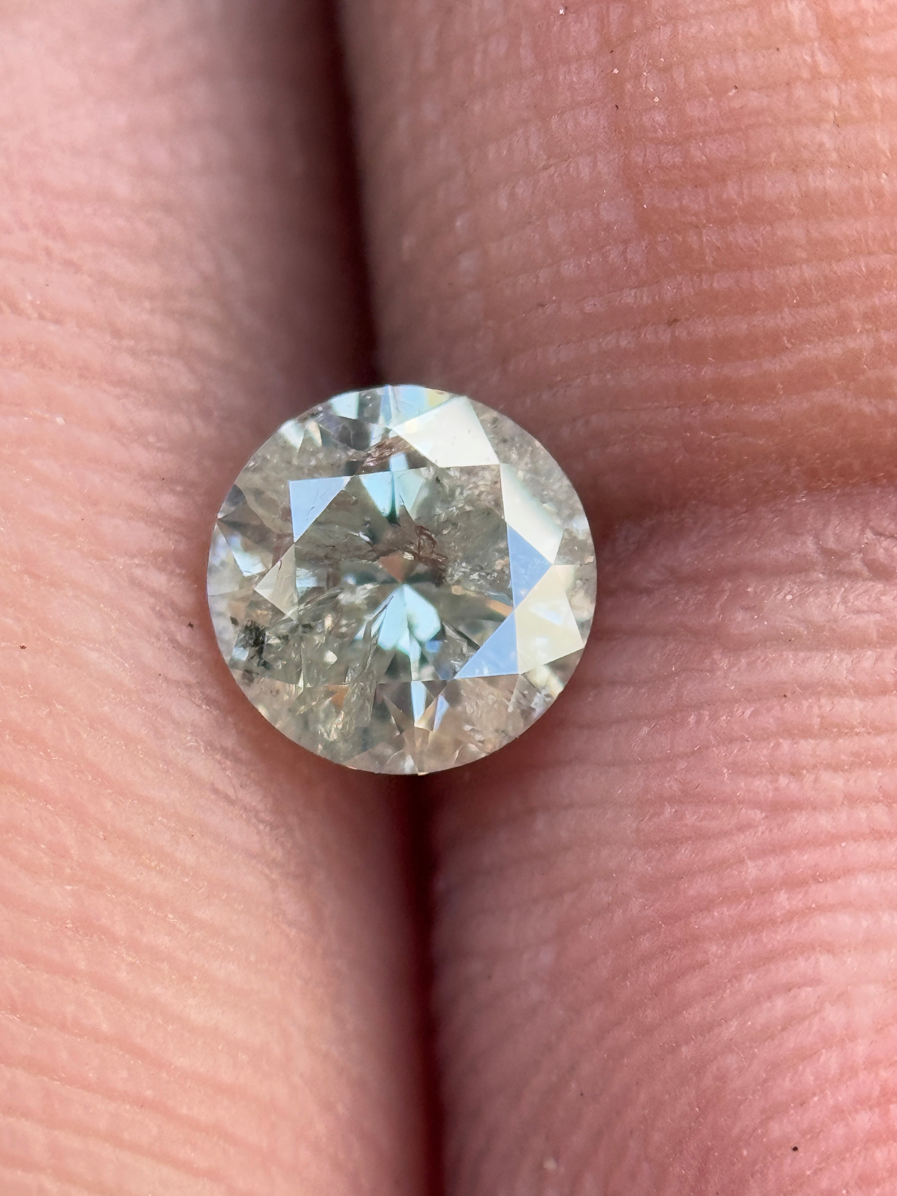 0.51 Ct Round  Brilliant Cut White Natural Loose Diamond