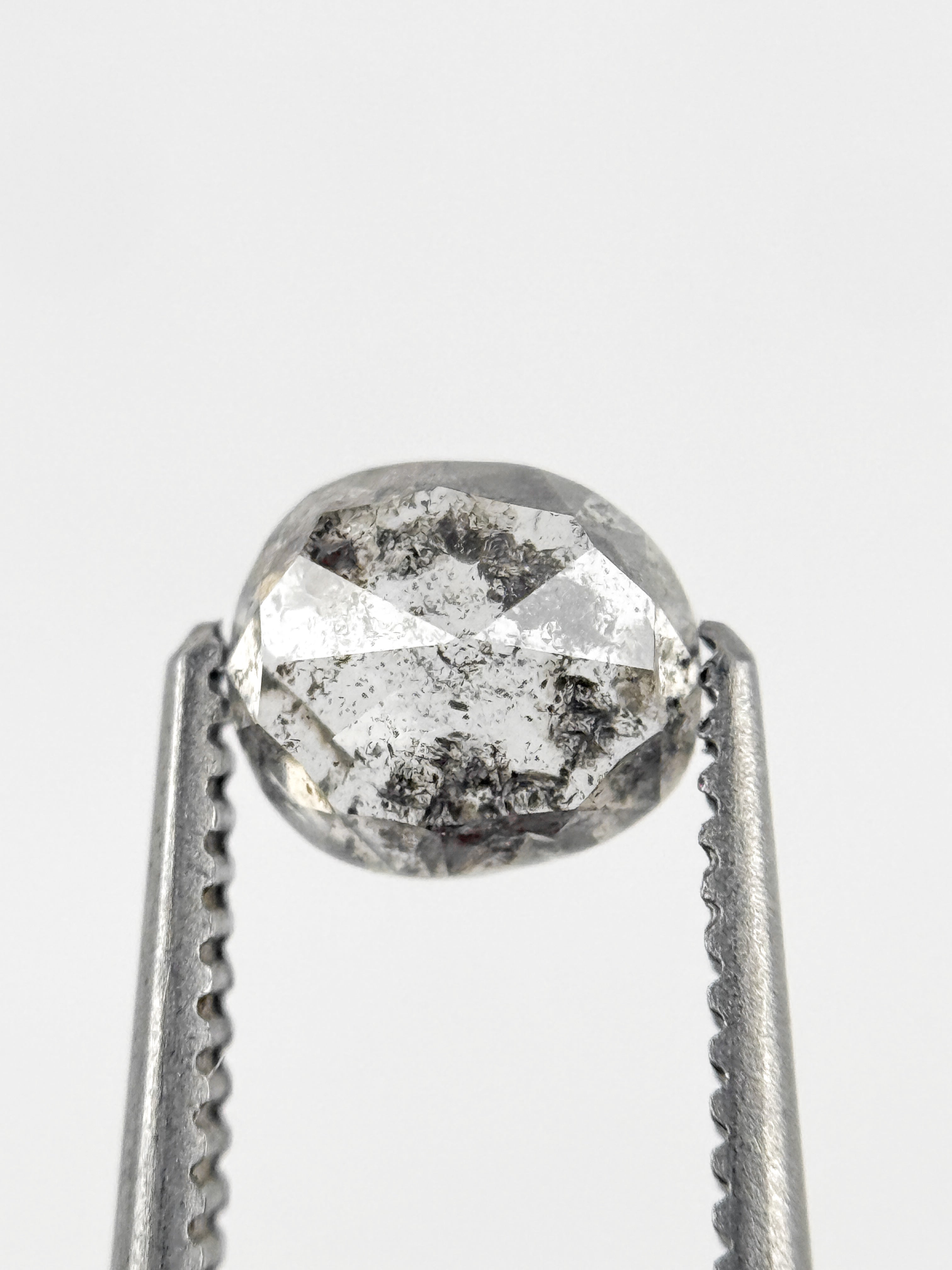 0.86 Ct Cushion Rose Cut White Natural Minimalist Diamond