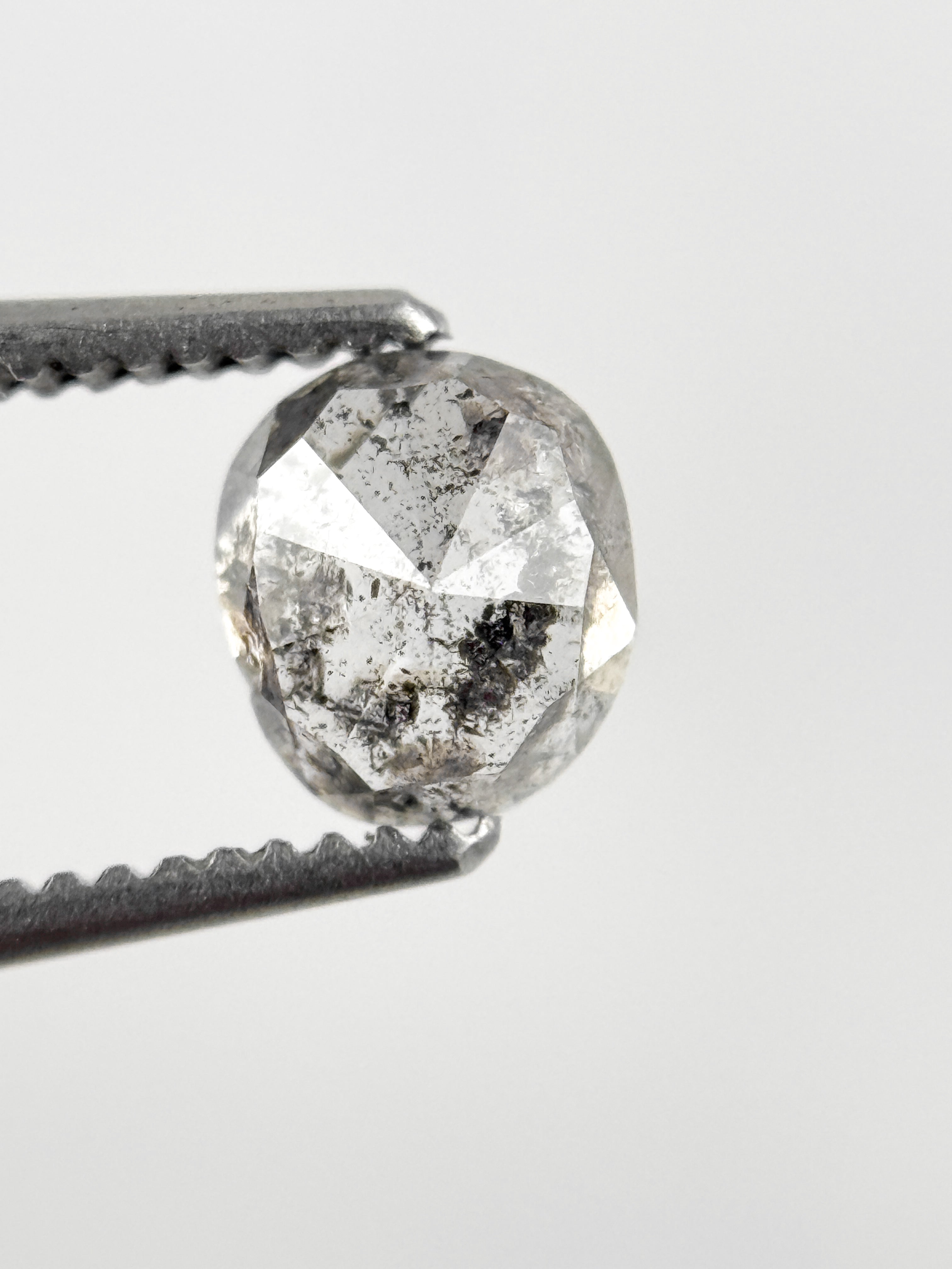 0.86 Ct Cushion Rose Cut White Natural Minimalist Diamond